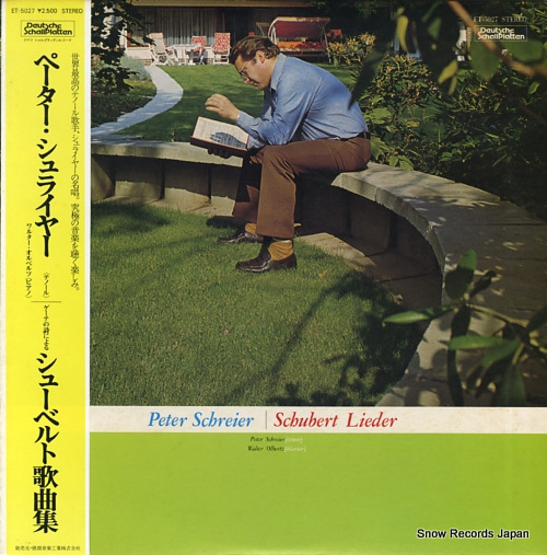 SCHREIER, PETER schubert lieder ET-5027