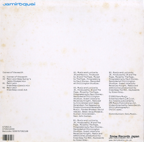JAMIROQUAI corner of the earth 6728216/6728216003