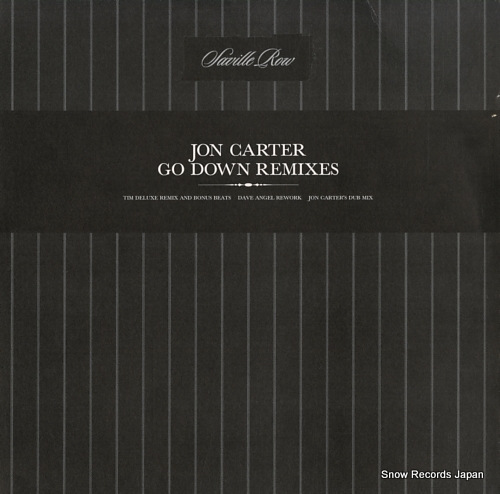 CARTER, JON go down remixes SROW003X - front cover