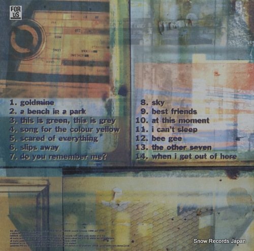 SPEARMINT songs for the colour yellow FU002 - back cover