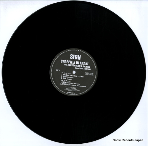 CHAPPIE AND DJ ARAKI sign TKRR-4004 - disc