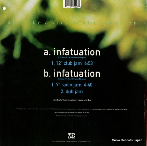 JAMMY infatuation FB7554-D.J. - back cover