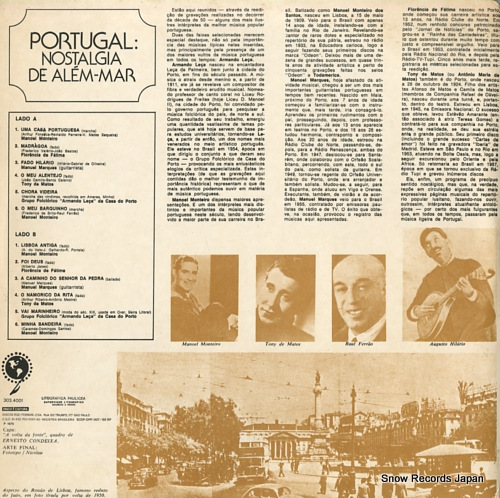 V/A portugal / nostalgia de alem mar 303.4001