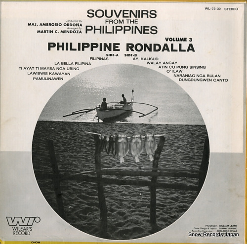 RONDALLA, PHILIPPINE souvenirs from the philippines vol.3 WL-73-30