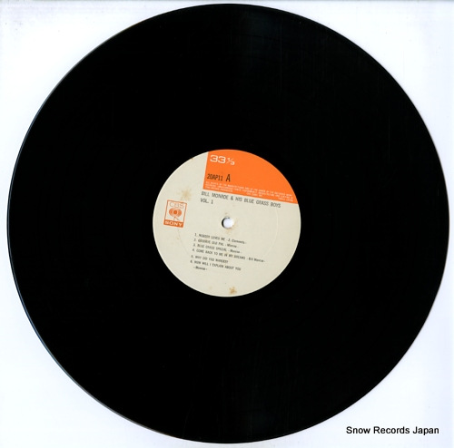 MONROE, BILL bill monroe & his blue grass boys vol.1 20AP11