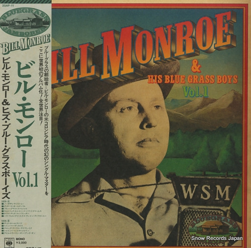 MONROE, BILL bill monroe & his blue grass boys vol.1 20AP11