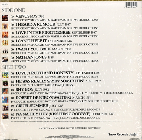 BANANARAMA the greatest hits collection 828127-1