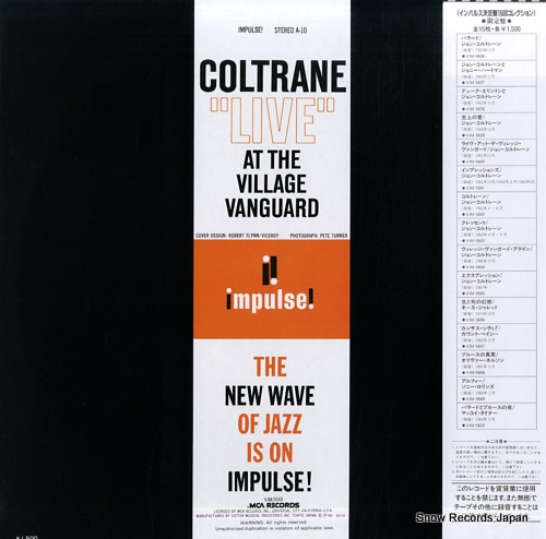 COLTRANE, JOHN coltrane live at the village vanguard VIM-5640