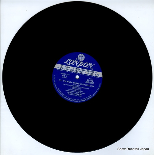 RUNNERS, OLYMPIC put the music where your mouth is GP142