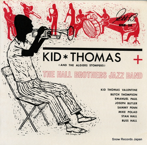 THOMAS, KID kid thomas + the hall brothers jazz band GHB-24