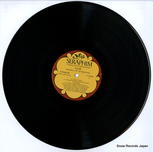WILLCOCKS, DAVID faure; requiem & pavane S-60096