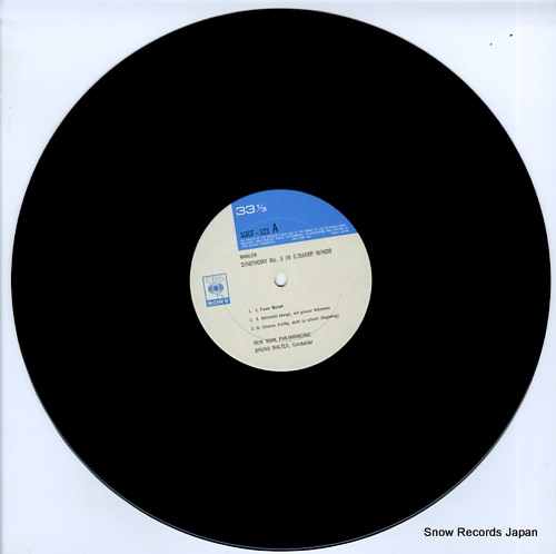 WALTER, BRUNO mahler; symphony no.5 SOCF123