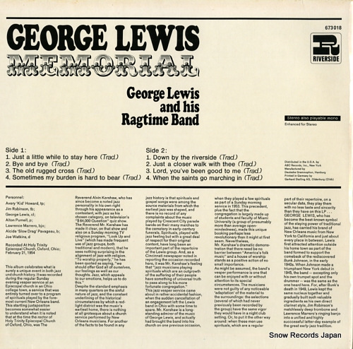LEWIS, GEORGE george lewis memorial 673018