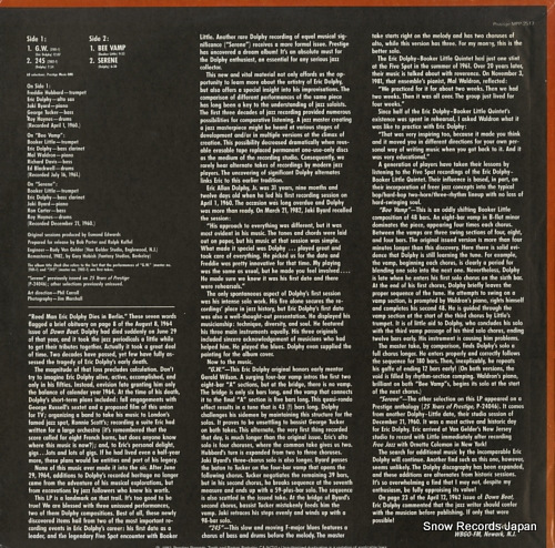 DOLPHY, ERIC dash one MPP-2517