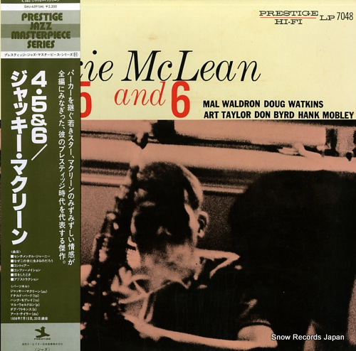 ジャッキー・マクリーン 4、5&6 SMJ-6591(M)