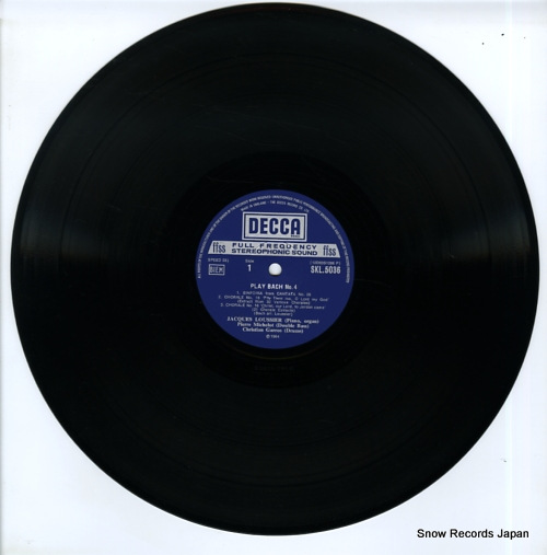 LOUSSIER, JACQUES play bach no.4 SKL5036