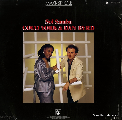 YORK, COCO, AND DAN BYRD sol samba / i'll put you in my song 601312 - back cover