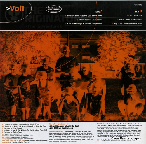 THE ORIGINATORS rap adventures vol.1 ORI.002