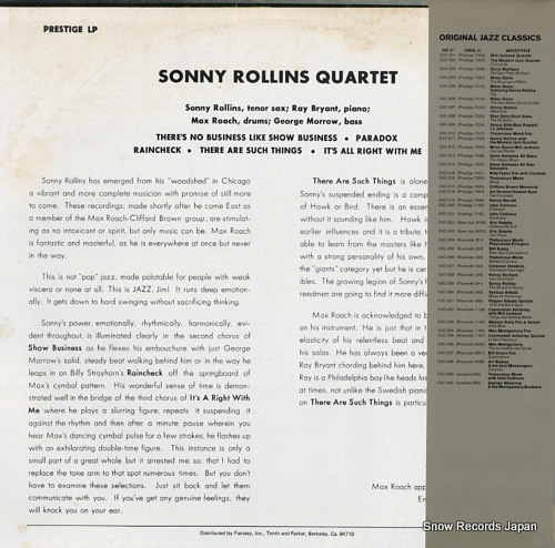 ROLLINS, SONNY worktime OJC-007
