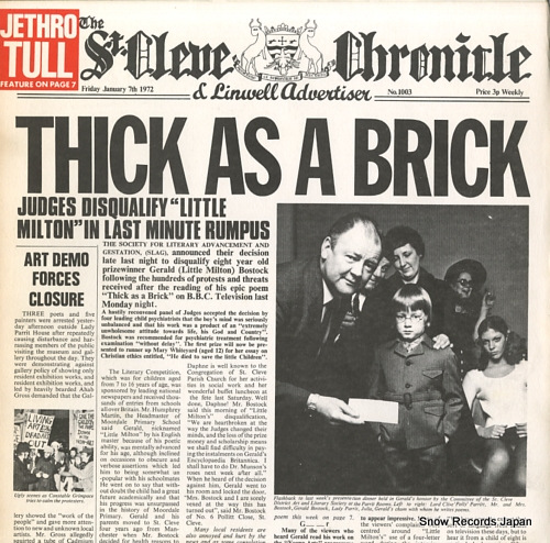 JETHRO TUL thick as a brick P-8233R