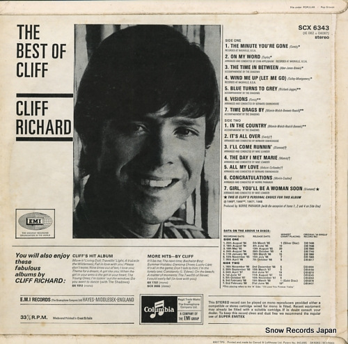 RICHARD, CLIFF the best of cliff SCX6343
