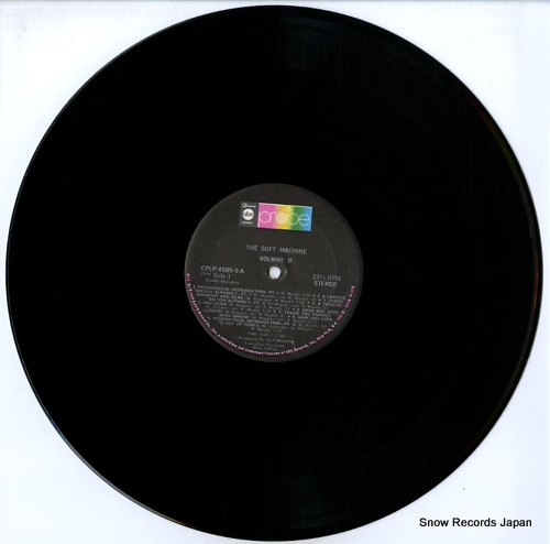 SOFT MACHINE volume two CPLP4505