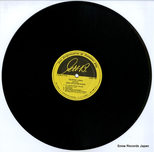 硼륤 george lewis ragtime jazz band GHB-108