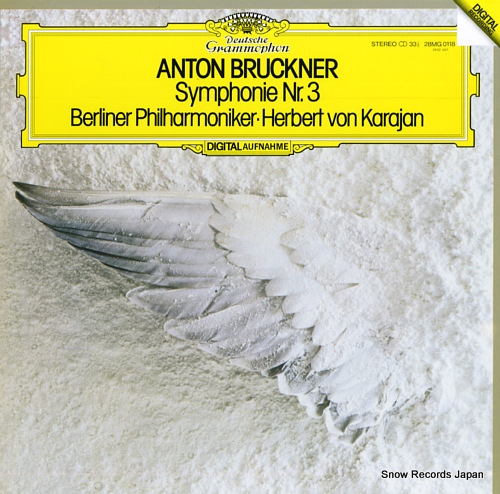 KARAJAN, HERBERT VON bruckner; symphonie nr.3 28MG0118