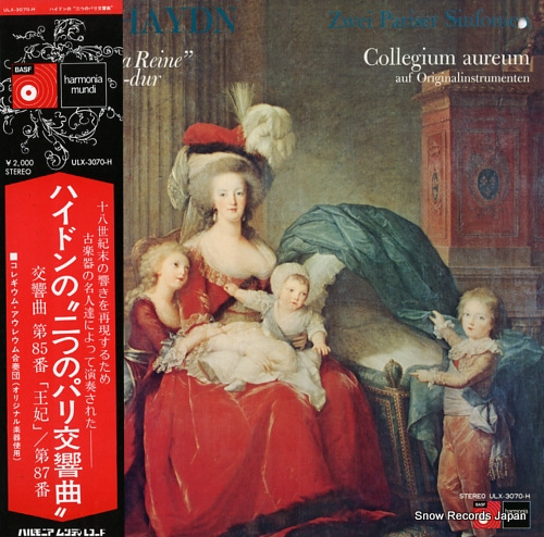 COLLEGIUM AUREUM haydn; zwei pariser sinfonien nr.85 