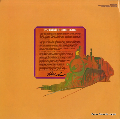 ߡ㡼 this is jimmie rodgers VPS-6091(E)