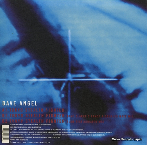 ANGEL, DAVE tokyo stealth fighter 12BRW355/572039-1 - back cover