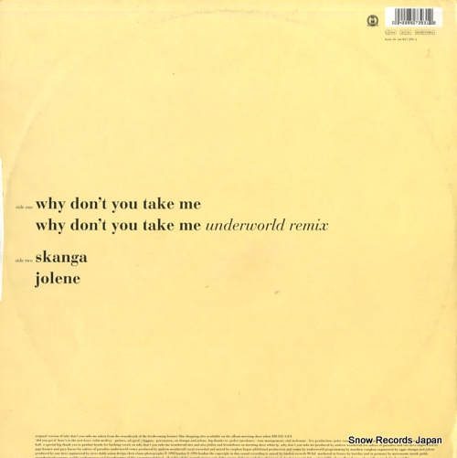 ONE DOVE why don't you take me 857393-1/BOIX16