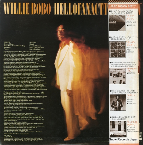 BOBO, WILLIE hell of an act to follow 25AP1297