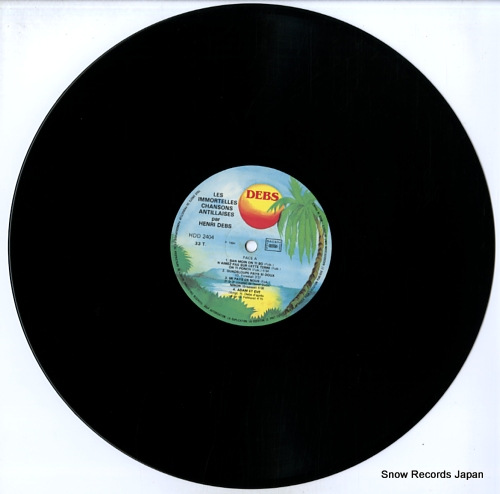 DEBS, HENRI les immortelles chansons antillaises par henri debs HDD2404