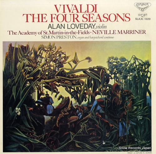 MARRINER, NEVILLE vivaldi; the four seasons SLA(A)1020