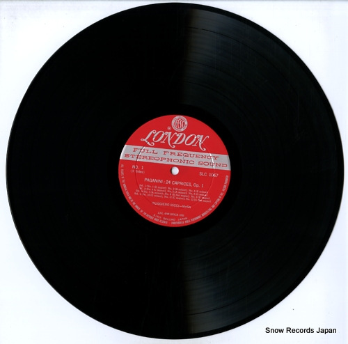 RICCI, RUGGIERO paganini; 24 caprices SLC1067