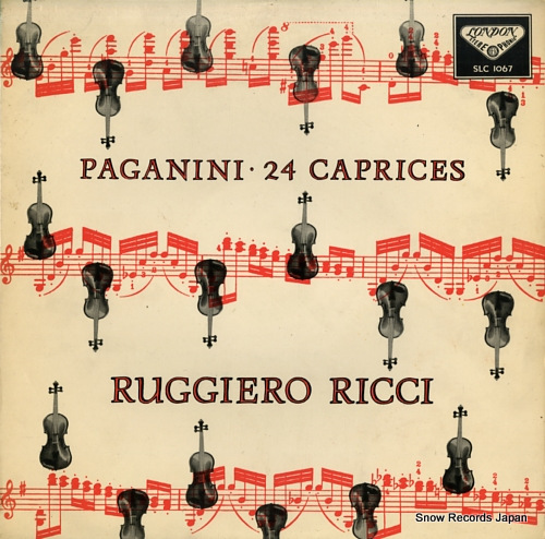 RICCI, RUGGIERO paganini; 24 caprices SLC1067