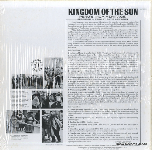 V/A kingdom of the sun / peru's inca heritage G-5140/H-72029