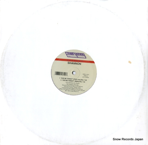 SHANNON give me tonight SPEC-1610