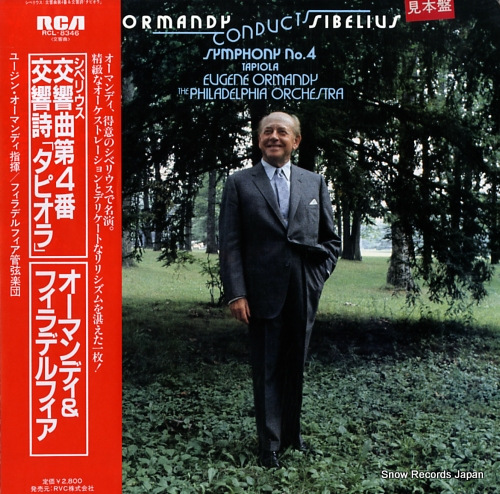 ORMANDY, EUGENE siberlius; symphony no.4 / tapiola RCL-8346