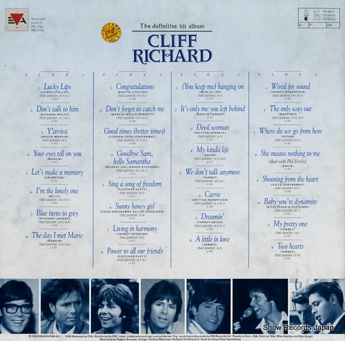 RICHARD, CLIFF the definitive hit album 7919641