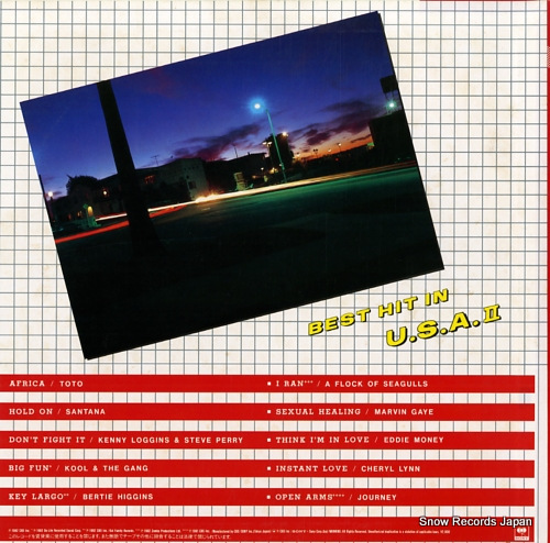 V/A best hit in u.s.a.2 20AP2507