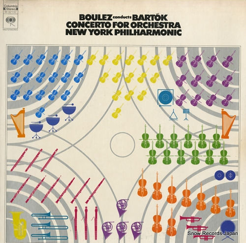 BOULEZ, PIERRE bartok; cocerto for orchestra M32132