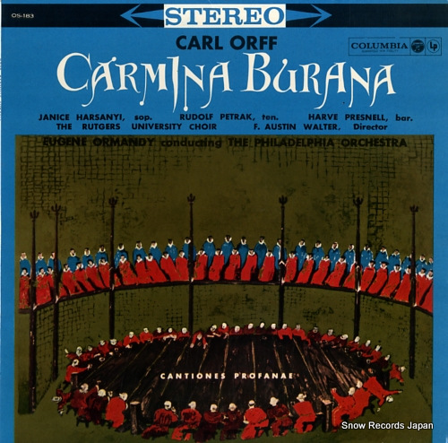 ORMANDY, EUGENE orff; carmina burana OS-183