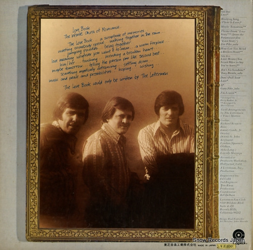 LETTERMEN, THE love book CP-80383