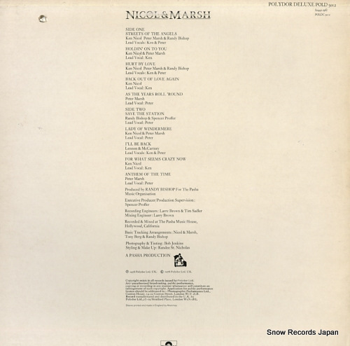 NICOL, KEN, AND PETER MARSH nicol & marsh POLD5012