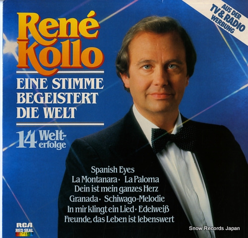 KOLLO, RENE eine stimme begeistert die welt RL30800 - front cover