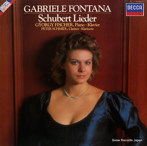 FONTANA, GABRIELE schubert lieder 410259-1