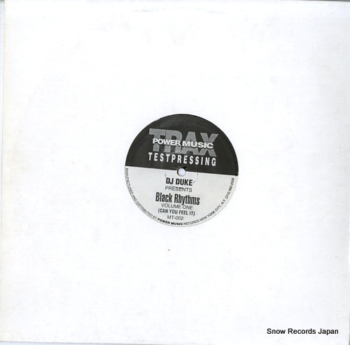BLACK RHYTHMS can you feel it MT-002