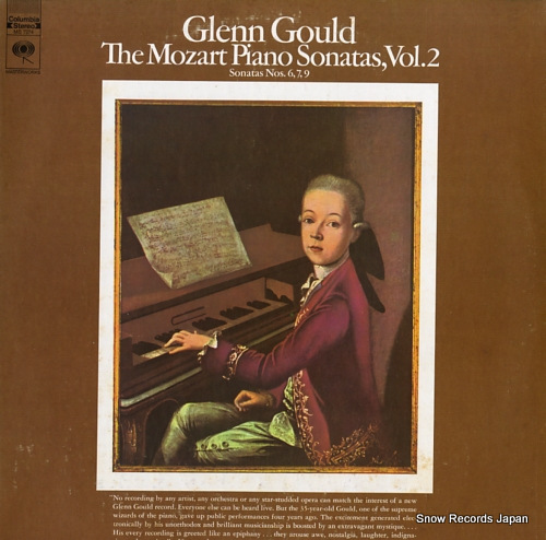 GOULD, GLENN mozart; piano sonatas, vol.2 MS7274